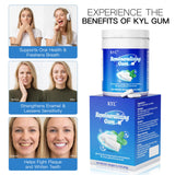 Remineralizing Gum with Xylitol Mint Flavor, Sugar Free Chewing Gum for Enamel Support and Fresh Breath, Gluten-Free Oral Care Gum for Daily Use Work
