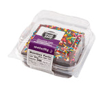 Our Specialty Individual Chocolate Cake Square with Chocolate Icing and Sprinkles, Frozen Bakery Desserts for Birthdays, Parties, 6 oz