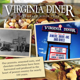Virginia Diner Chocolate Pecan Dovetail Candy Clusters with Caramel - Preservative Free from Virginia Since 1929-18 Oz