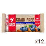 Caveman Foods Grain-Free Granola Bar Blueberry Almond 4 Count Box (Pack of 3)
