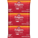 Folgers Classic Roast Medium Roast Ground Coffee, 40-1.4 Ounce Filter Packs
