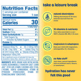 Leisure Hydration Non-Carbonated Electrolyte Refresher, Lemonade Flavor - Low Sugar Nutrient Enhanced Water Beverage - Get The Best Hydration Packed