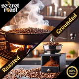 Secret Roast Ground Roasted Turkish Coffee | Mediterranian Delight | 3.5 oz | Kosher | Pack of 3