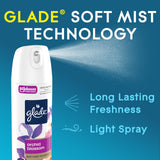 Glade Odor Fighting Soft Mist Air Freshener Room Spray, Orchid Blossom, 7.3oz., 1 count
