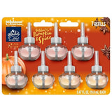 Glade PlugIns Refills Air Freshener, Scented and Essential Oils for Home and Bathroom, Golden Pumpkin & Spice, 4.69 Fl Oz, 7 Count