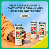 ZEVIA Organic Sweetened Raspberry Black Tea, 12 FZ