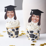 Big Dot of Happiness Hello College Graduation Party Decorations - Party Cupcake Wrappers - Set of 12