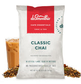 Café Essentials Classic Chai Frappe Mix - No Artificial Colors, Flavors, or Sweeteners - Shelf Stable - 62mg of Caffeine per Serving - Great for Hot