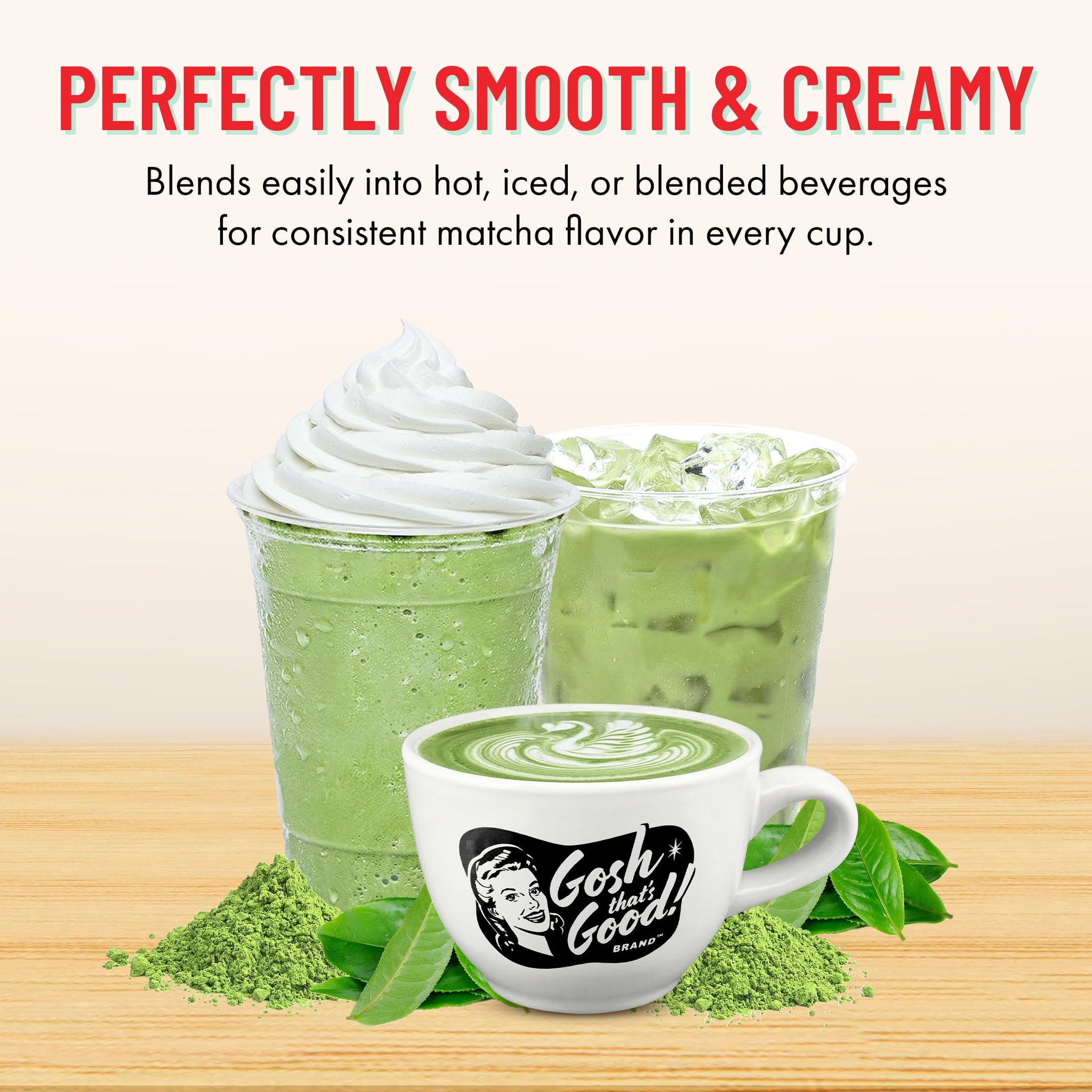 Gosh That’s Good! Matcha Green Tea - 3 lb - Antioxidant-Rich, Energy-Boosting, Barista-Quality