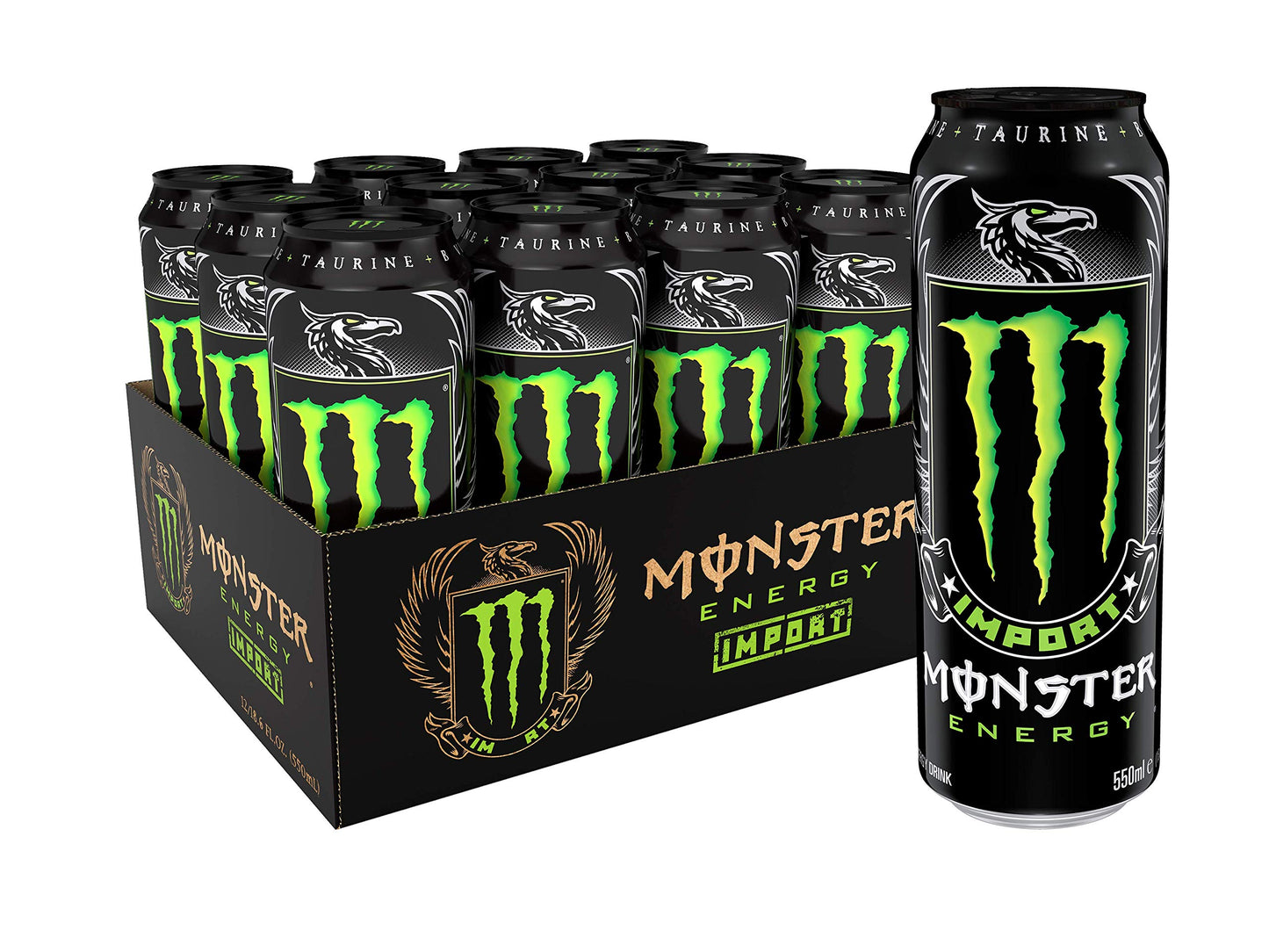 Monster Energy Import, Energy Drink, 18.6 Ounce