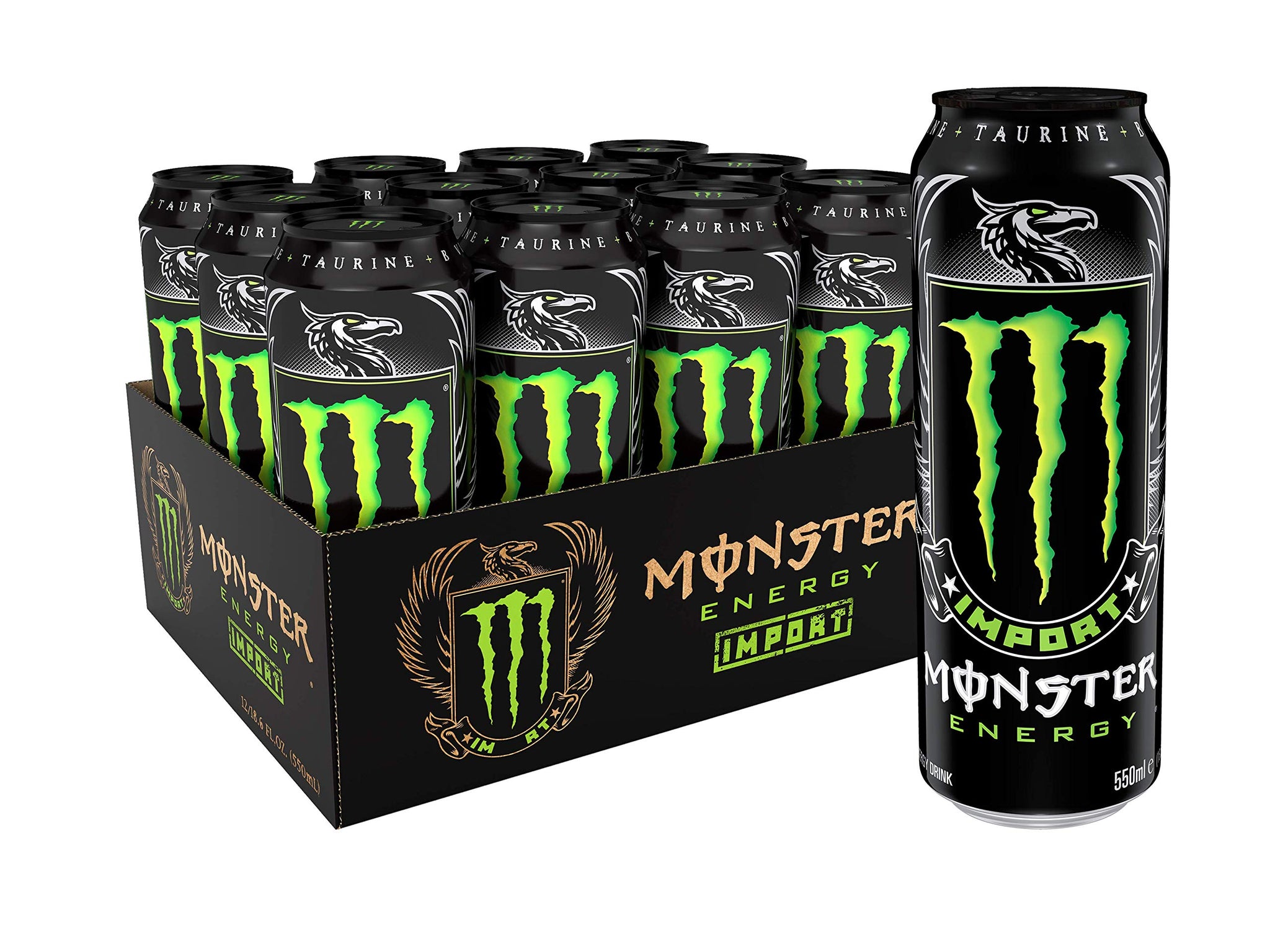 Monster Energy Import, Energy Drink, 18.6 Ounce