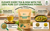 Lemongrass Loose Leaf Herbal Tea, Caffeine Free, 224g (8-ounce), Culinary Use (Pack of 1)