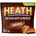 Heath, Miniatures Chocolatey English Toffee Candy Share Pack, 9.1 Ounce