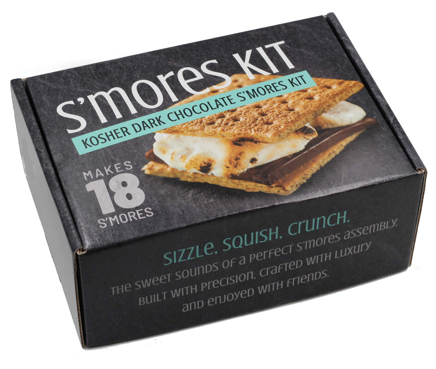 Only Kosher Candy Dark Chocolate S'mores Kit | Kosher Certified Smores Kit - Makes 18 Smores