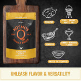 Kosmos Q Chicken Brine Soak, Brown Sugar & Worcestershire Spice Mix For Whole Bird, Breasts, Tenderloins, Grilling, Roasting, Smoking, Locks In