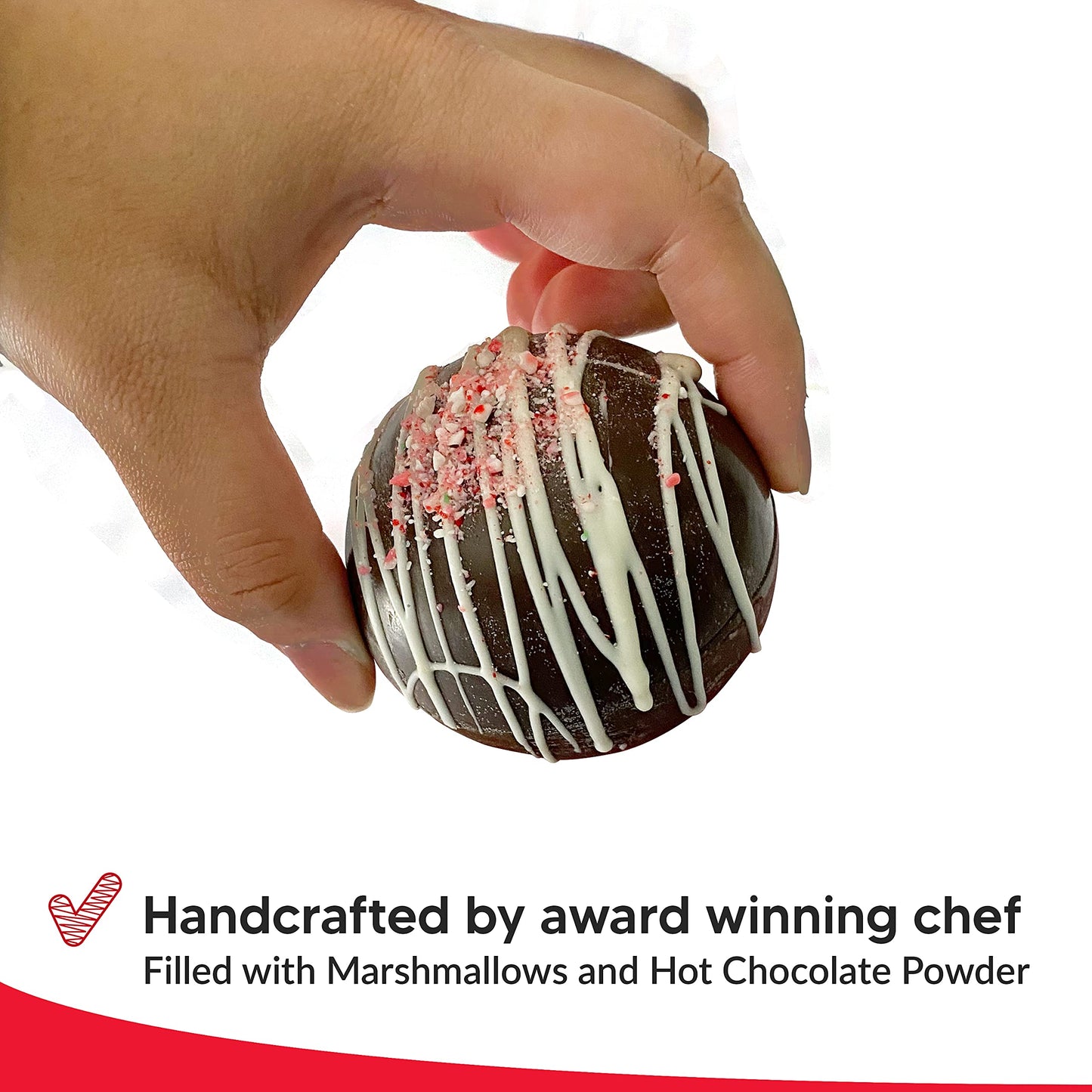 Hot Chocolate Bombs Yani soul fill with marshmallows,Gourmet chocolate,trending,Hot Chocolate Bomb the Christmas candy Hot chocolate Bomb 3 inch each