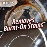 HOPE'S Perfect Cooktop Glass and Ceramic Cooktop and Stove Top Cleaner, Fast Acting and Removes Burnt on Stains from Glass Ceramic Smooth Top Ranges