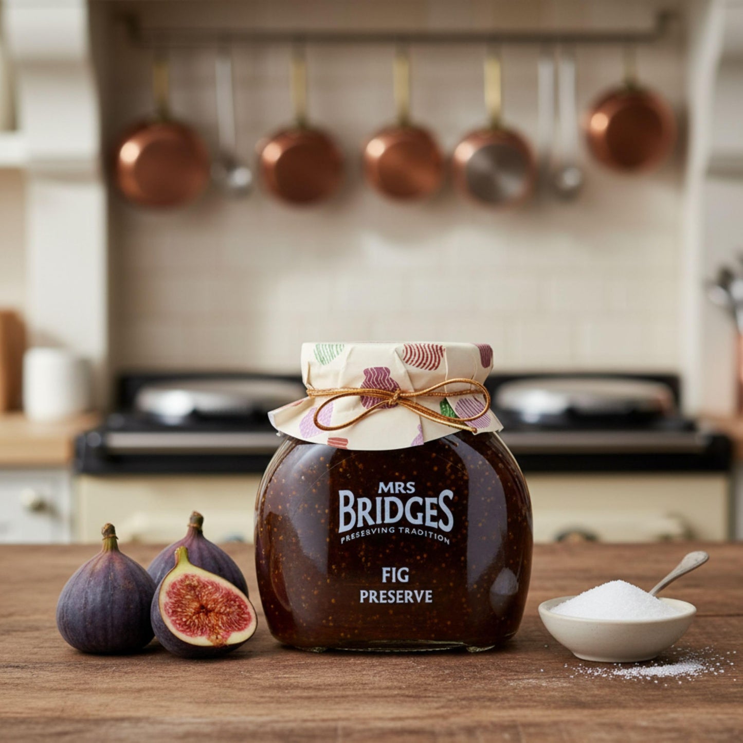 Mrs Bridges Fig Preserve, Made in Scotland, 12oz Jar (Pack of 1)