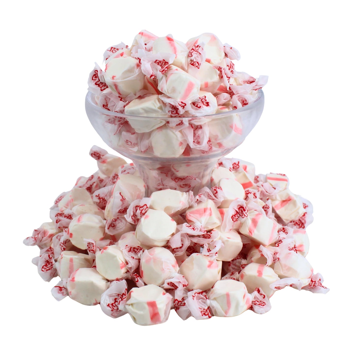Peppermint Flavored Salt Water Taffy Individually Wrapped- Old Fashioned Saltwater Taffy Bulk (1 Pound)