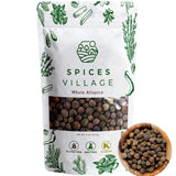 SPICES VILLAGE Allspice Berries Whole, Pimento Seeds, Natural Allspice for Cooking, Pickling Seasoning, 8 oz, Pimienta Dulce Malagueta, Kosher, Gluten