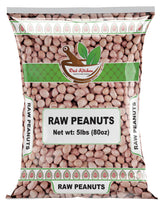 Desi Kitchen Raw Peanuts Whole with skin (Uncooked, Unsalted) 5lbs (80oz) by Rani Foods Inc