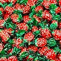 Strawberry Hard Candy | 1 Pound Bag - Approx. 85 Count | Strawberry Candy Individually Wrapped | Old Fashioned Candy | Retro Treat
