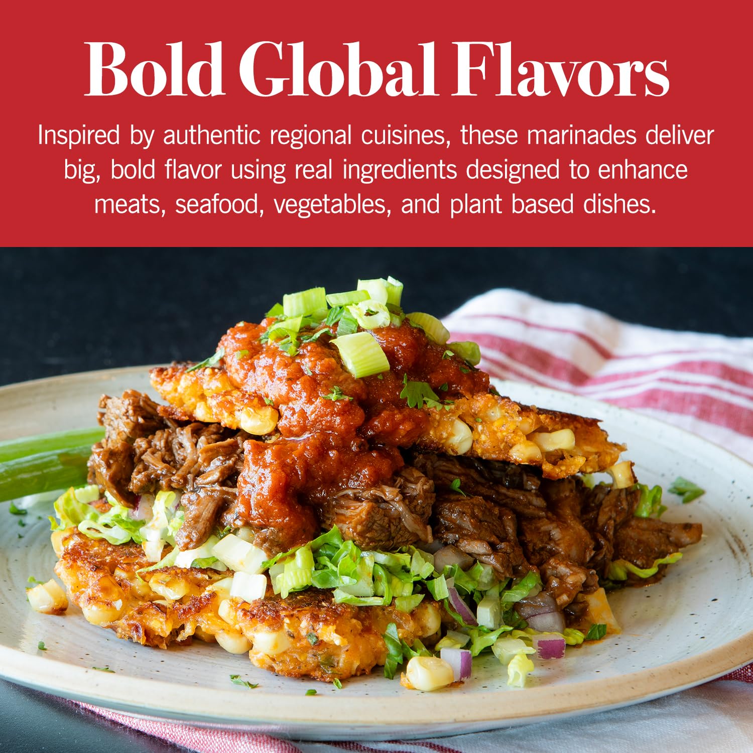 Bella Sun Luci Meat Marinade & Sauce, Bold Sauce for Beef, Pork, Poultry & Seafood, Ready-to-Use, Vegan, No Trans Fat, Gluten-Free (32oz, Korean BBQ)