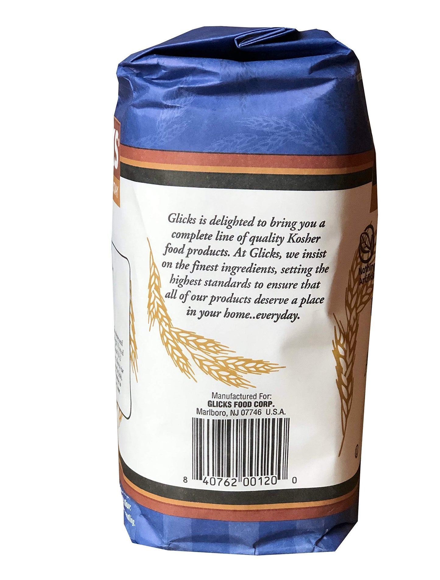 Glicks Presifted Enriched All Purpose Flour (5 Pounds), No Preservatives or Bleach, Certified Kosher