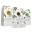 ANDREW LESSMAN Tea - Variety Pack - Green Tea Variety Kit - 30 Sachets Each of Jasmine - Infused + Earl Grey + Peppermint Green Teas. Rich in Healthy