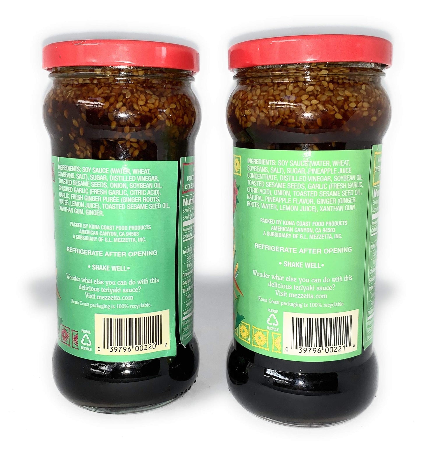 Island Paridise Teriyaki Marinade! Two Pack of Kona Coast Marinade Grilling, One Paradise Pineapple Teriyaki! One Island Teriyaki! Ready For Indoor
