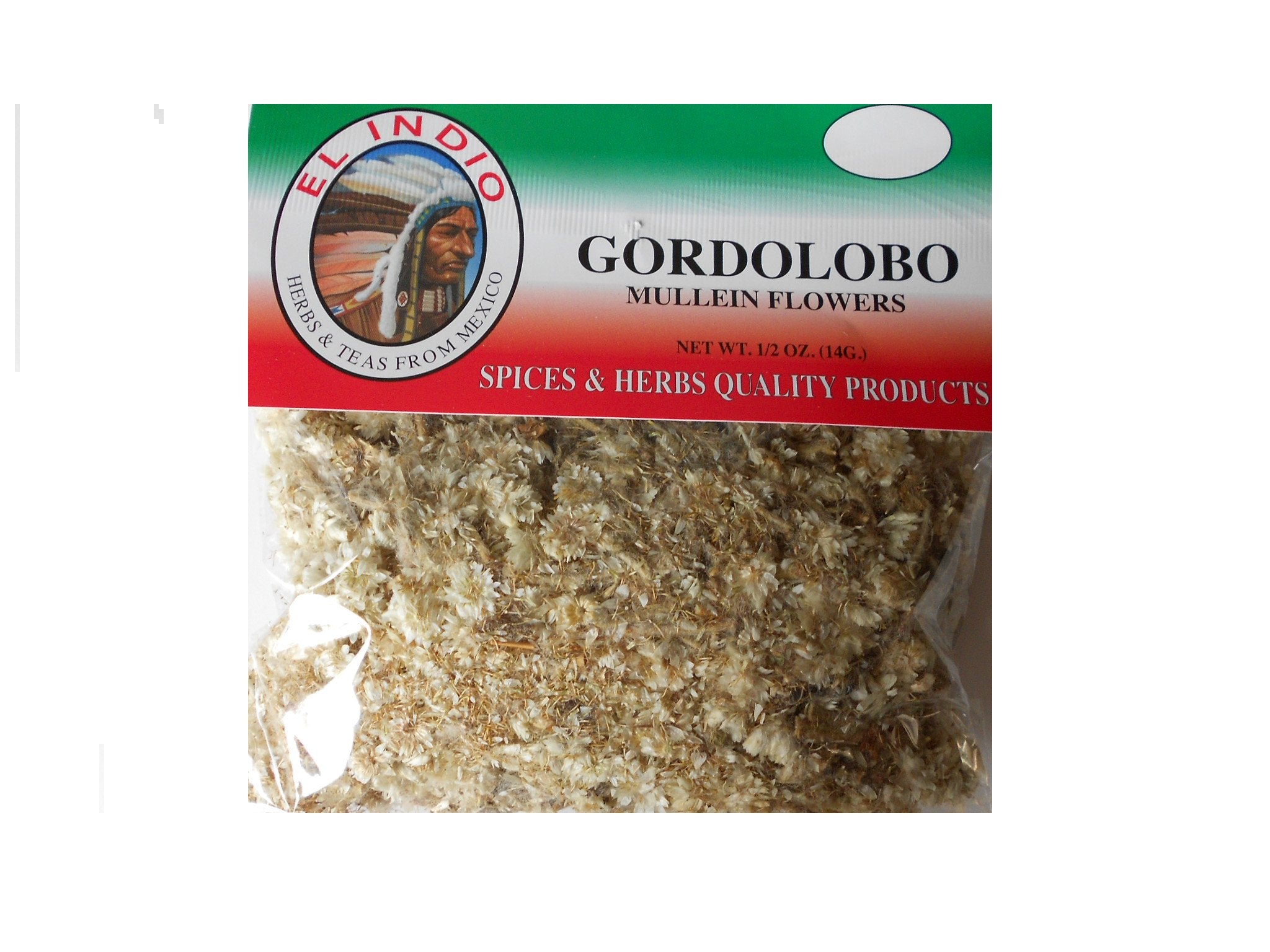 Gordolobo / Mullein Flowers Net Wt 1/2oz (14gr)