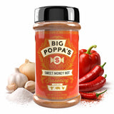 Big Poppa’s Sweet Money Hot BBQ Rub - Award-Winning Sweet and Spicy Seasoning for Chicken, Pork and Beef - Bold but Balanced Heat, Competition-Proven