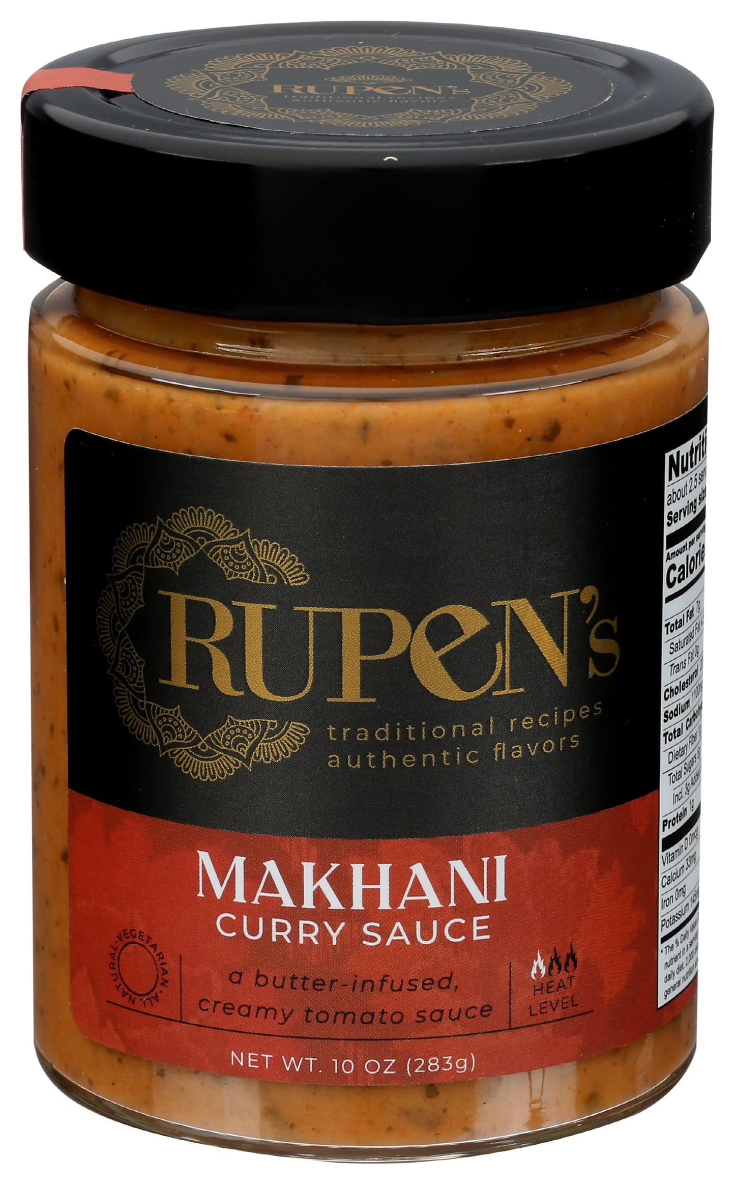 Rupen's Makhani - Cream Curry Sauce, Vegetarian & Gluten-Free 10oz