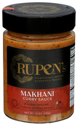 Rupen's Makhani - Cream Curry Sauce, Vegetarian & Gluten-Free 10oz