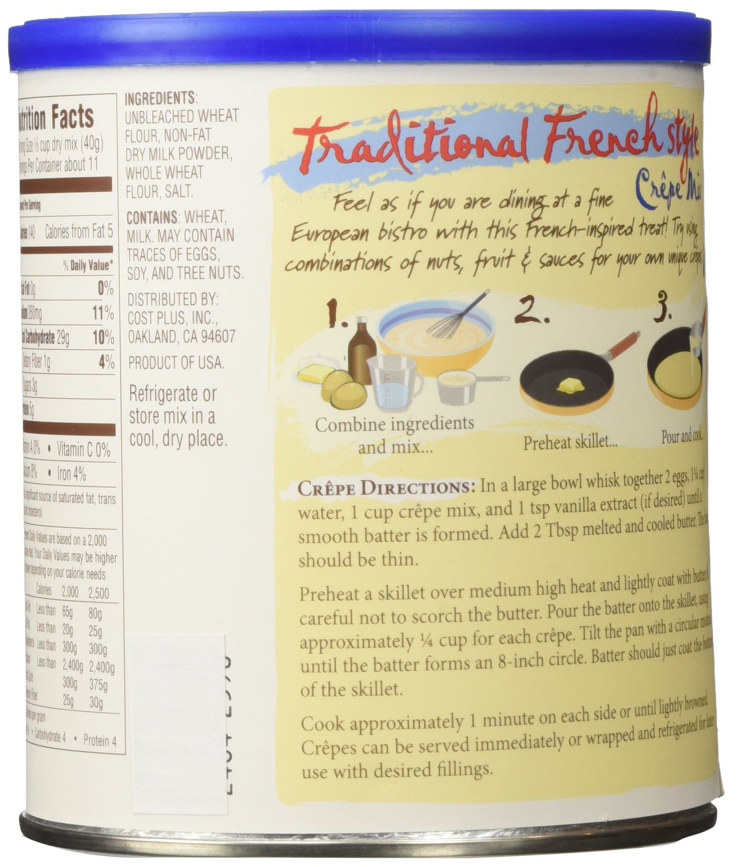 My Favorite Traditional French Crepe Mix, 16 Oz