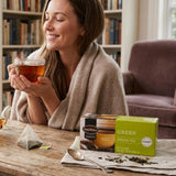 Farmer Brothers Green Tea, 25 Tea Bags - Smooth & Delicate Gluten Free Green Tea for Healthy Lifestyle Support, Refreshing Hot Tea Beverage for Daily