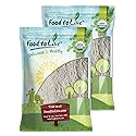 Food to Live Organic Dark Rye Flour, 16 Pounds - Whole Grain, Non-GMO, Stone Ground, Kosher, Raw, Vegan, Bulk, Great for Baking Bread, Product of the