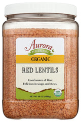 Aurora Products Organic Red Lentils, 56 OZ