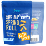 Jans Crispy Asian Snacks Bites, 5.29 oz Resealable Snack Bag (1-Pack, Shrimp Spring Roll)