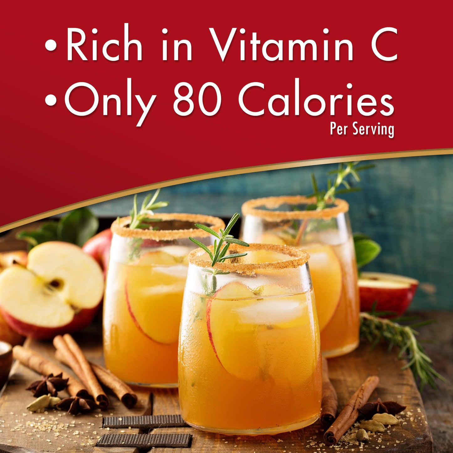 Alpine Spiced Cider Original Drink Mix, Apple Flavor, 10 Pouches