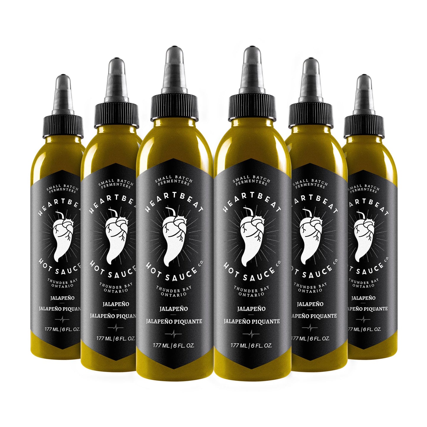 Heartbeat Hot Sauce Co. | Jalapeno, 6 oz. 6 pack
