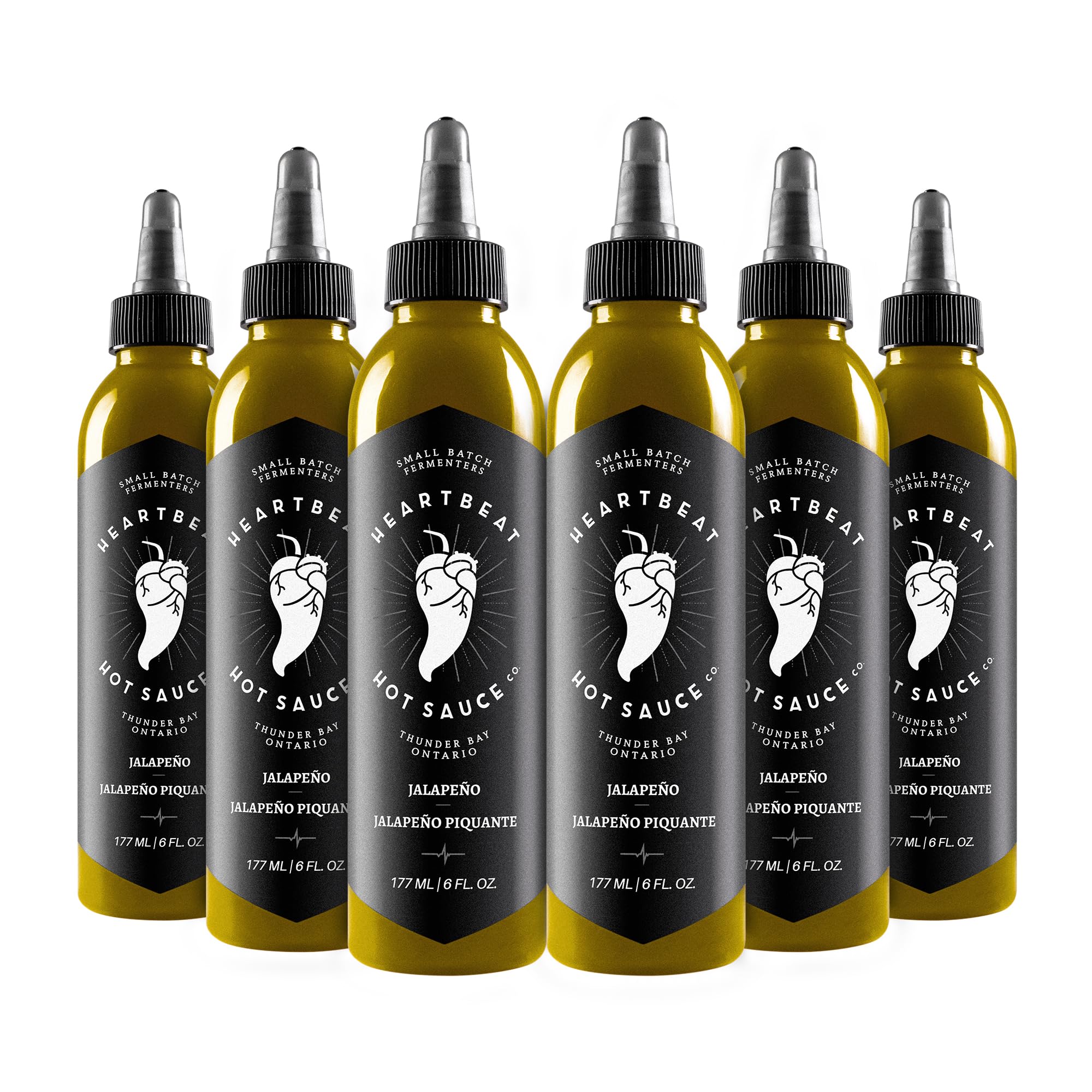 Heartbeat Hot Sauce Co. | Jalapeno, 6 oz. 6 pack