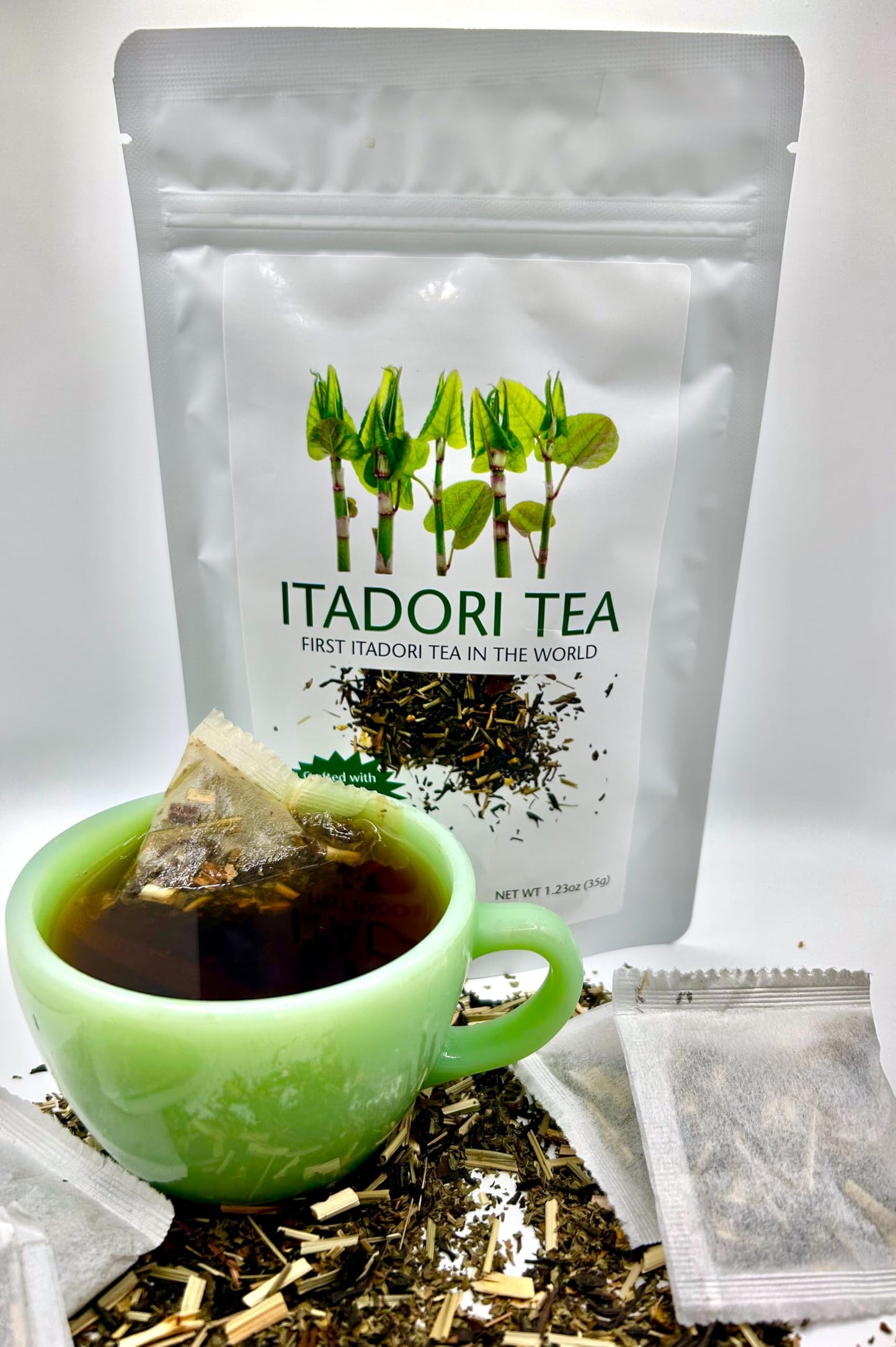 Itadori Tea - Organic Black Tea With Japanese Knotweed For Resveratrol & Immune Support, Antioxidant-Rich, All-Natural Ingredients, 14 Tea Bags