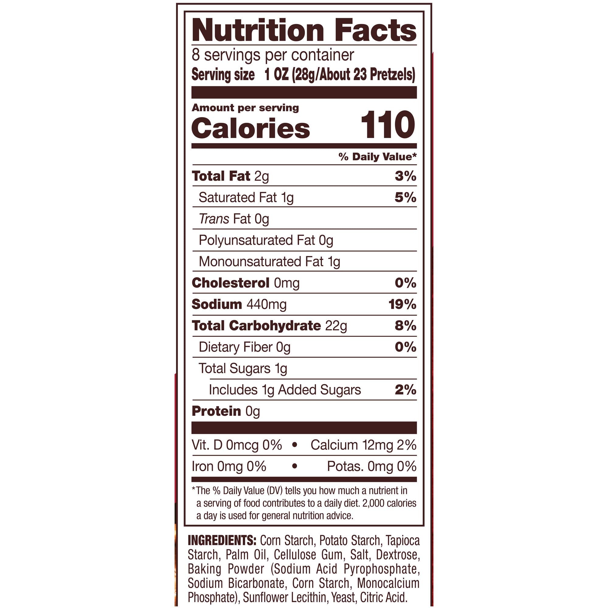 Snyder's of Hanover, Gluten Free Mini Pretzels, 8 Oz Bag