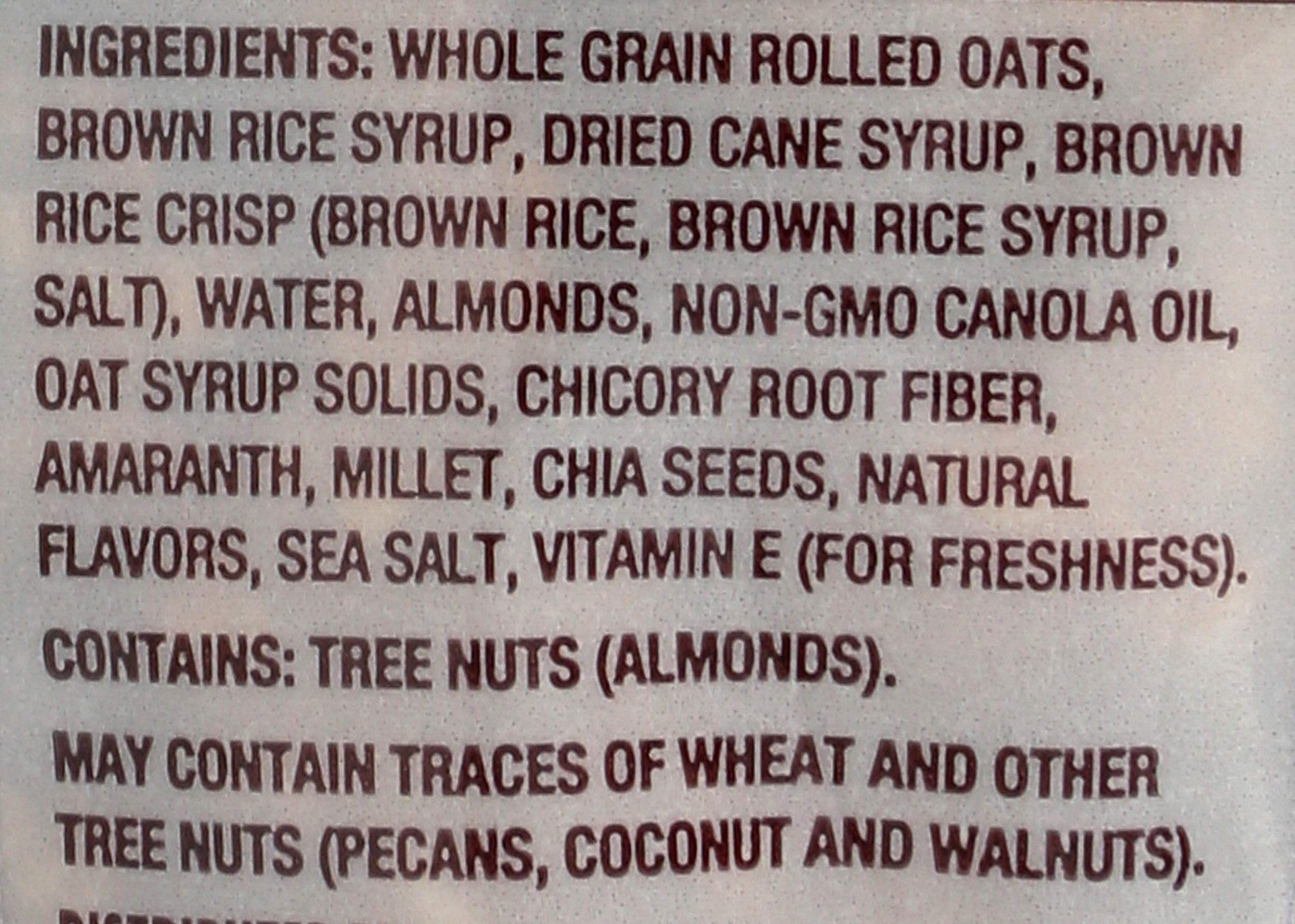 Back To Nature Almond Chia Granola Clusters, 11 Ounce (Pack of 6)