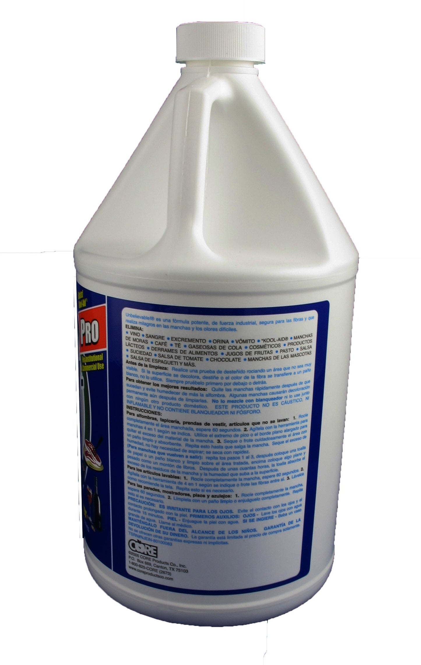 UNBELIEVABLE Pro Stain and Odor Remover, 1 gallon, 1 count