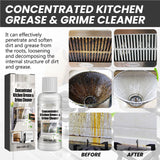 NebulaHouse Concentrated Kitchen Greases & Grime Cleaner, Range Hood Oven Stubborn Oil Cleaning Multi-Functional Dirt Cleaner 1.69 FL OZ