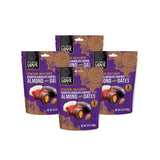 Kitchen & Love Assorted Chocolate Covered Almond Stuffed Dates in a Convenient Resealable Pouch, 8 Individually Wrapped Pieces, Healthy Snack, 3.5 oz