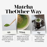 TheOther Matcha Powder Ceremonial Grade Matcha Powder - Japanese Matcha Powder Master’s Blend - Premium Green Tea Teal Tin - 25g