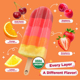 JonnyPops Organic Summer Sunrise Frozen Pops 8ct